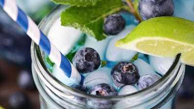 Mátové Mojito s borůvkami